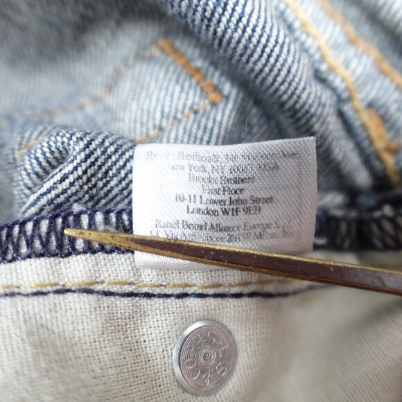 USA Levi's X Brooks Brothers 514 Jeans Men's 34x29 Special Edition 2010 - Picture 8 of 15